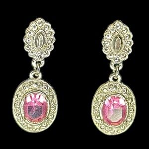 Vintage style pendant earrings EUC